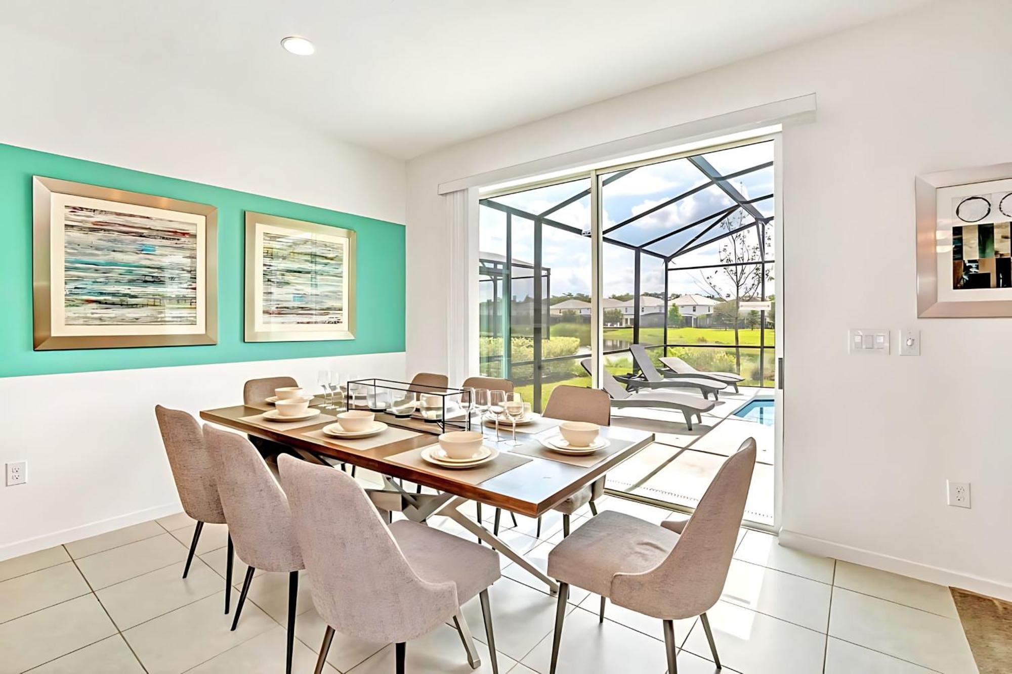 Family - 6br Mansion - Private Pool, Theater, Bbq And Kissimmee